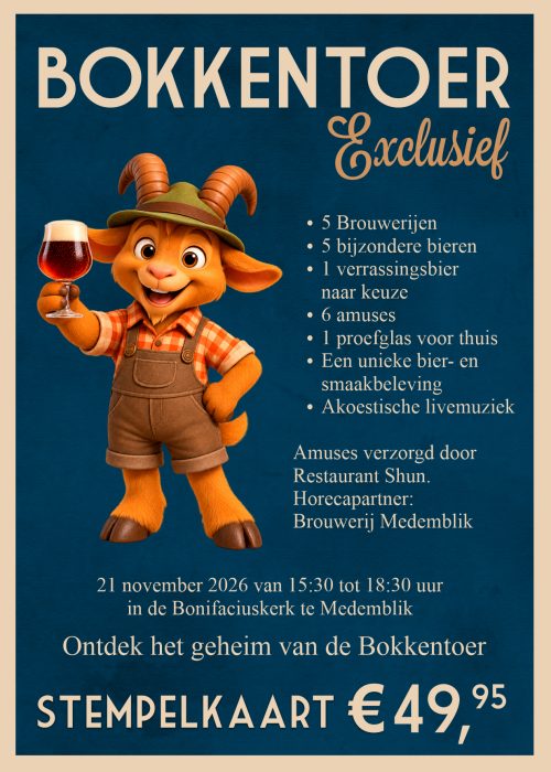 Bokkentoer Exclusief – Namiddagproeverij